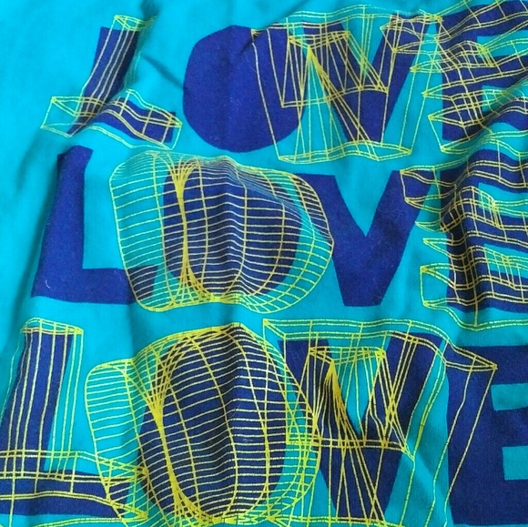 Zumba Fitness Turquoise and Purple Tank Top M - Picture 2 of 5